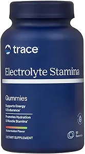 Trace Minerals Electrolyte Stamina Gummies - Hydration Destekleri - Optimal Enerji - Kas Stamina - Vegan - Watermelon - 90 (30 Kont Hizmet)