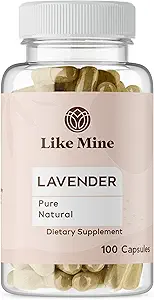 Like Mine Lavender Extract (100 Capsules), Pure & Natural, Herbal Supplement, No Fillers