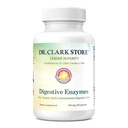 Dr. Clark Digestive Enzymes Supplement – 700 mg, 50 Gelatin Capsules, Digestive Health & Gut Function