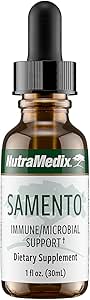 NutraMedix Samento Cat's Claw Timcture - Cat's Claw Immune Support Supplement for Brain, Antioxidant, Cardiaγγειακή & Μικροβιακή Υποστήριξη - Βιοδιαθέσιμα φυτικά συμπληρώματα από τη Φύση (1oz / 30ml)