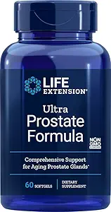 Life Extension Ultra Prostate Softgels, 60 Count (Pack of 2)