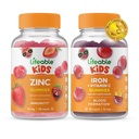 Lifeable çinko Kids + Iron & Vitamin C Kids, Gummies Sche - Great Tasting, Vitamin Supplement, Gluten Free, GMO Free, Chewable Gummy