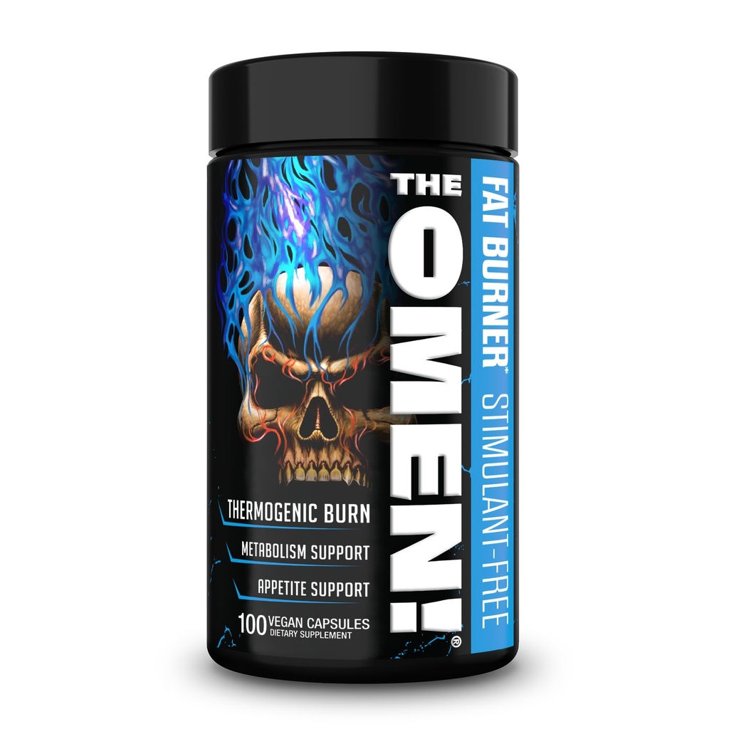 JNX SPORTS The Omen! Μη διεγερτικό θερμογόνος καύση λίπους – Caffeine-Free Συμπλήρωμα διατροφής για άνδρες και γυναίκες 