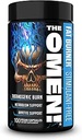 JNX SPORTS The Omen! Non-Stimulant Thermogenic Fat Burner – Caffeine-Free Dietary Supplement for Men & Women | Appetite Suppressant & Metabolism Booster | 100 Capsules