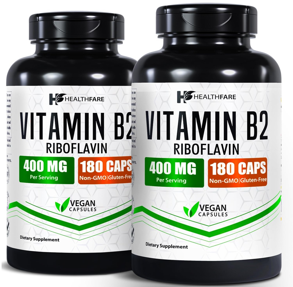 Healthfare Βιταμίνη B2 Ριβοφλαβίνη 400 mg 