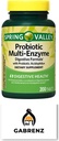 Spring Valley Probiyotik Multi-Enzyme Digestive Formula Tabletleri, 200 ct - Probiyotiklerin ve Digestive Enzymes'in Digestive Health'i desteklemek için kapsamlı bir karışımı. (Paket 1) bir Gbz Ref Magnet içerir