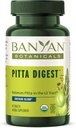 Banyan Botaniks Pitta Digest – Organik Digestive Supplement – Soothing & Calming Digestion Aid to Support a Comfortable Post-Meal Experience* – 90 Tablet – GMO Sustainable Sourced Vegan