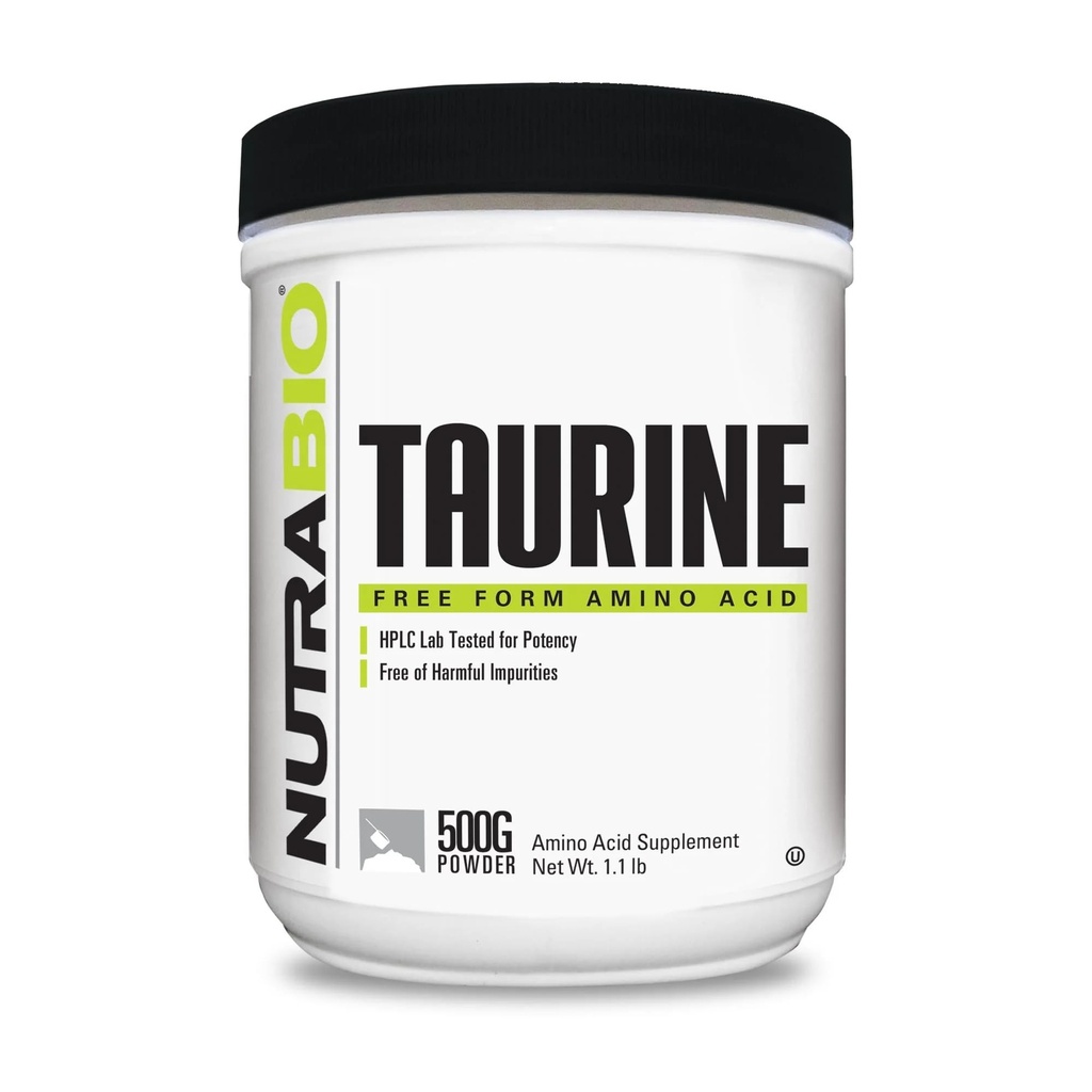 NutraBio Taurine σκόνη 500g 
