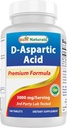 Best Naturals D Aspartic Acid (DAA) 3000mg per Serving - Non-GMO & Gluten Free - 180 Tablets