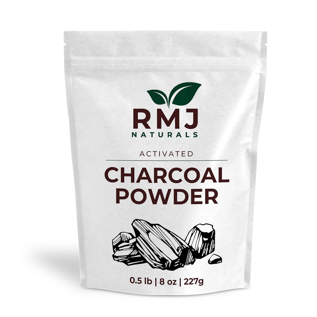 Charcoal Toz 8 oz 227 Grams Food Grade Charcoal Toz ToothPowder Face Pack için