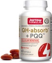 Jarrow Formulas QH-Absorb + PQ - 60 Softgels - Supports Mitochondrial Biogenesis, Energy Production & Cardiovascular Health - Up to 60 Services
