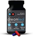 Dream Leaf Pro - Premium Lucid Dreaming Supplement - 60 Capsules,Valerian Root, Mugwort, Alpha GPC, Choline Bitartrate, Huperzine-ae