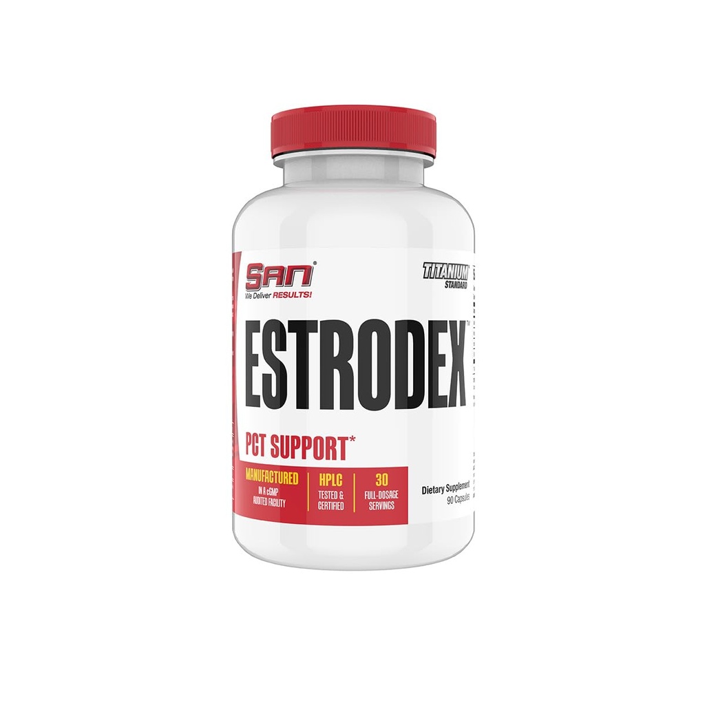 SAN's Estrodex - Estrogen Blocker & Aromatase Inhibitor - Erkeklerin Hormon Denge ve Fitness ATM Supplement - Indole-3-Carbinol, Plus CDG & Nettle Root for Mens Health - Gluten-Free - 90 Capsules.