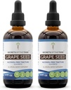 Tribe Grape Tohumu Tincture Alkol Özgür Madde, Grape (Vitis Vinifera) kuru Tohum (2x4 FL OZ)