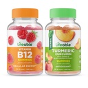 Lifeable Vitamin B12 + Turmeric Curcumin, Gummies Sche - Great Tasting, Vitamin Supplement, Gluten Free, GMO Free, Chewable