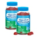 Digestive Avantaj Prebiyotik Fiber Supplement Strawberry Flavor Gummies with Probiyotiks for Women & Men Digestive Health, Yetişkinler Regularity ve Gut Health, 60 (2 Pack)