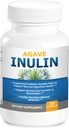 Agave Inulin Κάψουλες Πειθητική υποστήριξη Διαλυτή ινώδης προβιοτική ινουλίνη 120 Ct.