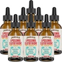 Liposomal Glutathione Liquid 2000MG - Kadınlar ve Erkekler için Antioksit Supplement, Aging Defense, Liver Function & Energy, Hyaluronic Acid + Aloe Vera + Vitamin C, Natural & Vegan, 16 FL.OZ