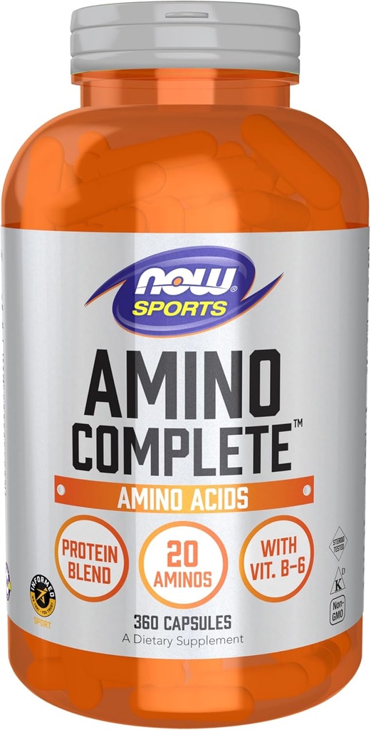 Şimdi Gıda Sporu, Amino Tamam, 360 Veg Capsules