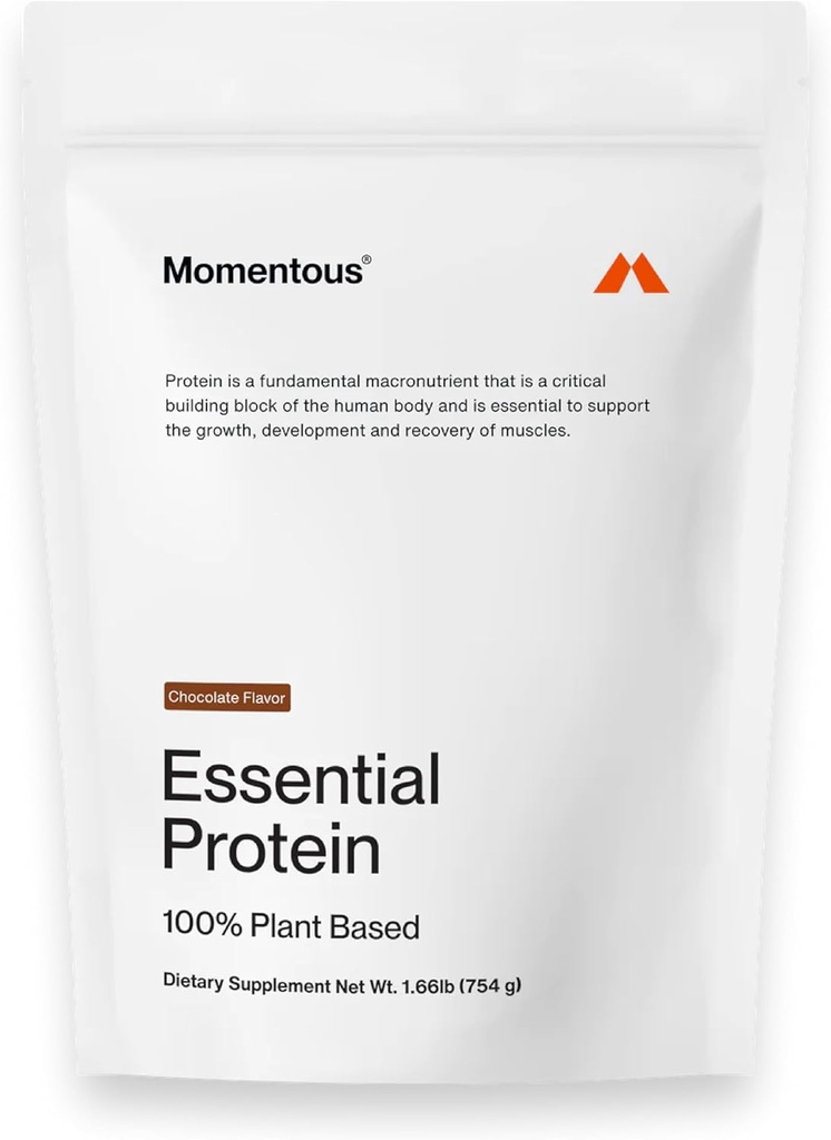 Momentous Essential Vegan Protein Toz - 20g Plant bazlı protein - NSF sertifikalı, Gluten-Free, Non-GMO, 20 Temel Günlük Kullanımı için Hizmet,