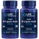 Life Extension Super R-Lipoic Acid – Sağlıklı Aging, oxidative Stress Defense – 240 mg of Active R-Form of R-Lipoic Acid – Gluten-Free – Non-GMO – Vegetarian – 60 Capsules (2 Pack)