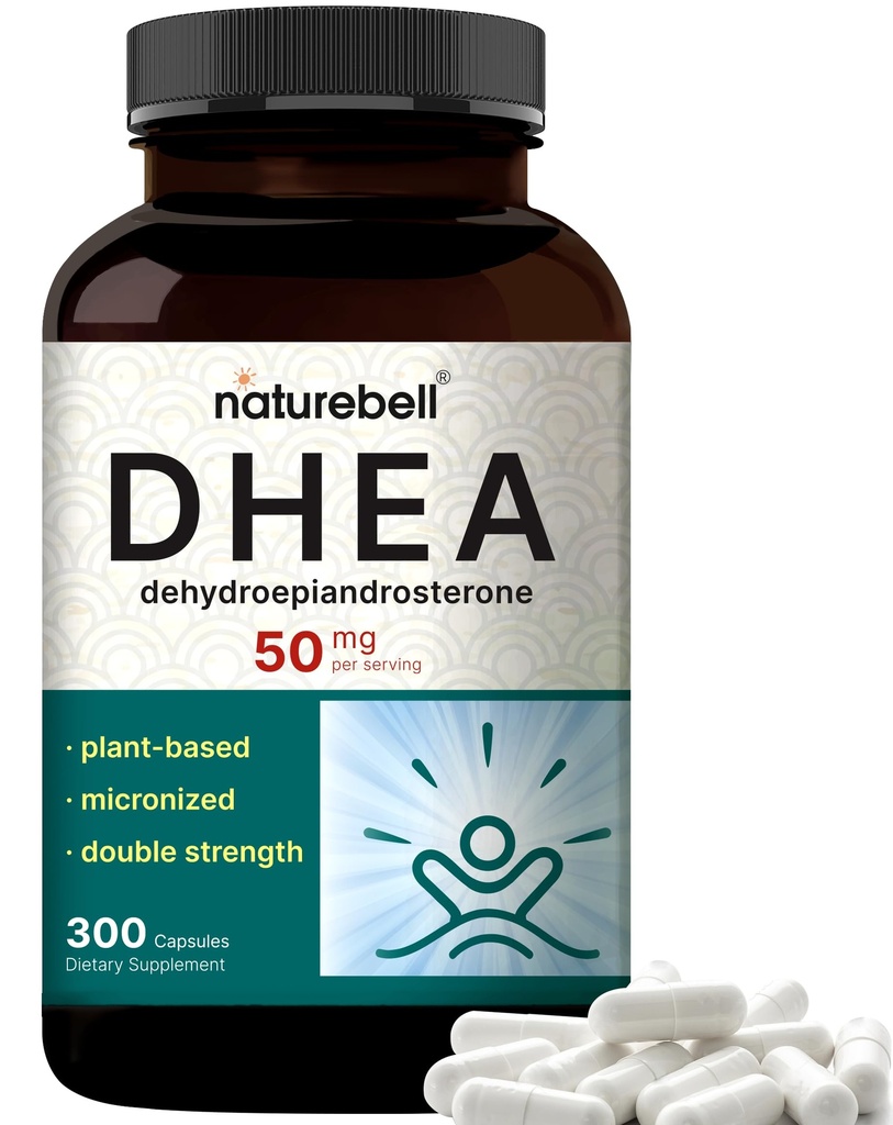 NatureBell DHEA 50mg για άνδρες & γυναίκες, 300 κάψουλες 