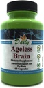 Daily Manufacturing Ageless BrainTM (Methylfolate, B12, Resveratrol, Lutein, Zeaxanthin, Ashwagandha Extract, Curcumin, Astaxanthin & Inulin)