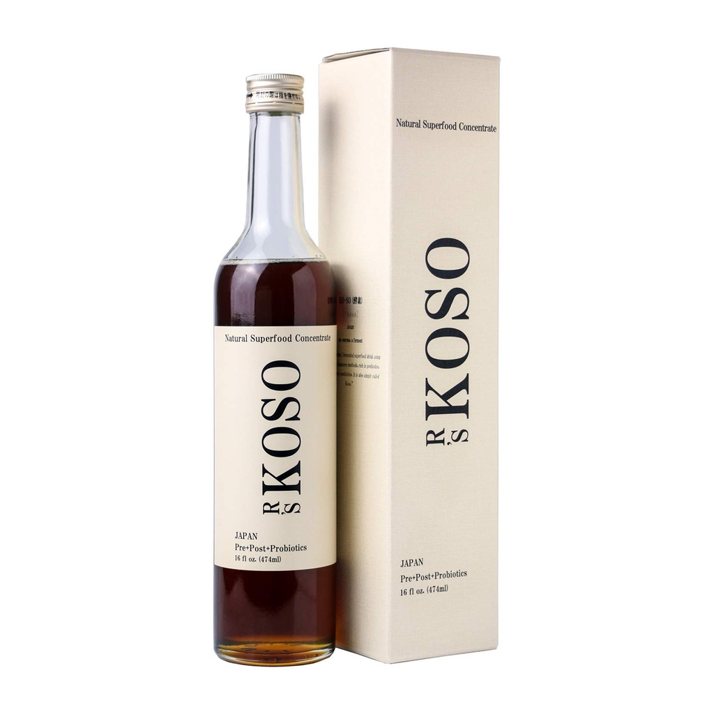 3-Day Cleanse by R's KOSO - Ιαπωνικό Ένζυμο Ποτό Πλούσιο σε Προβιοτικά και Πρεβιοτικά, Κατασκευασμένο από 100+ Λαχανικά ? Φρούτα - Φυσική υποστήριξη για την καλύτερη πέψη και την υγεία των ούλων + Detox + Cleanse - 16oz