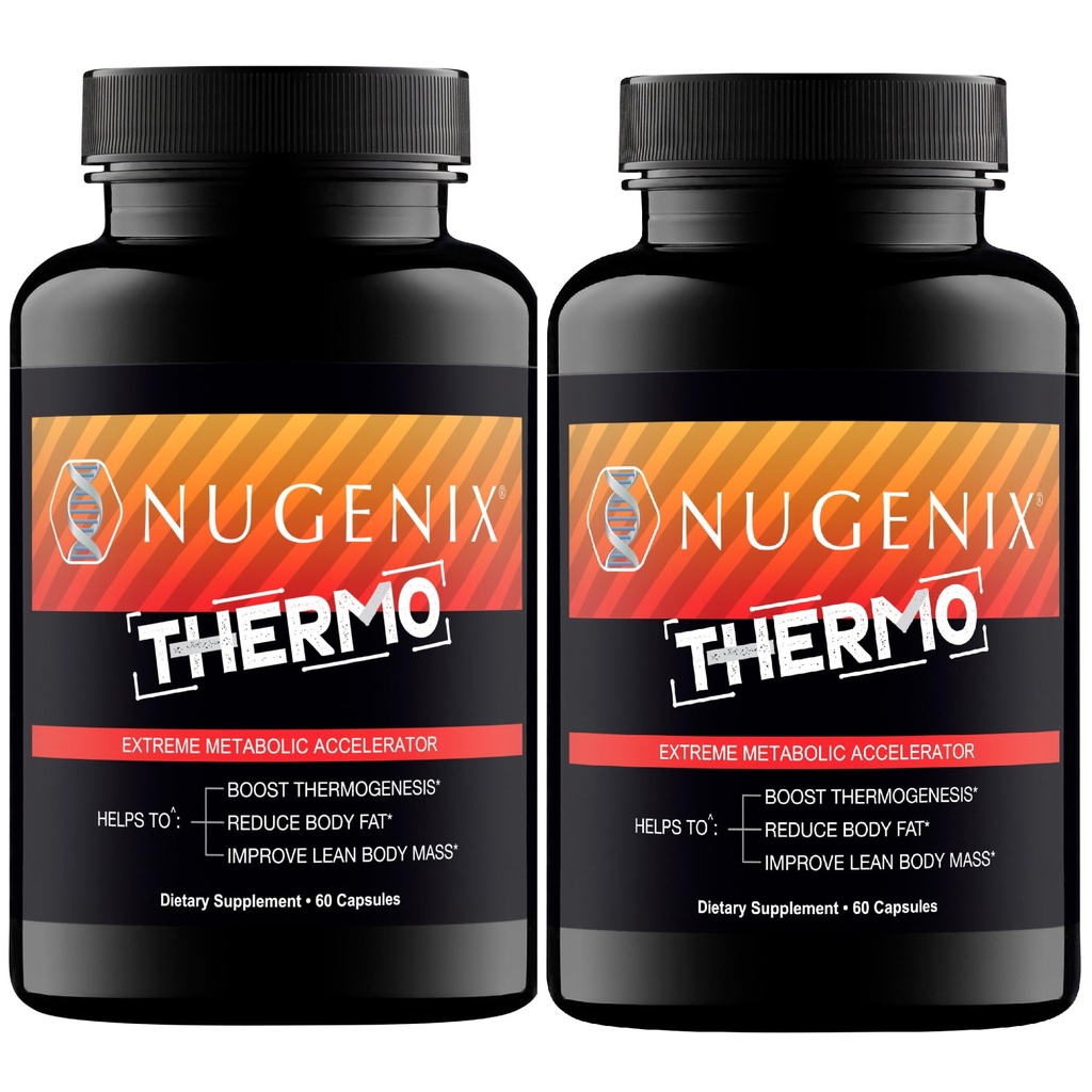 Nugenix Thermo - Termogenic Fat Burner Supplement Pills for Men, Extreme Metabolicifier, 120 Kont