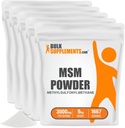 BulkSupplements.com MSM Toz - Metilsulfonylmethane, MSM Supplement - MSM Pure Toz, MSM 3000 mg - Ortak Sağlık için, Gluten Free, 3000 mg hizmet başına 5kg (11 lbs) (Pakete 5kg (11 lbs)