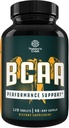 Branş Zincirleri Tamam - Vegan BCAA Tabletleri Post Workout Muscle Recovery ve Kas Büyüme Desteği - Erkekler ve Kadınlar için Bölünmesi 120
