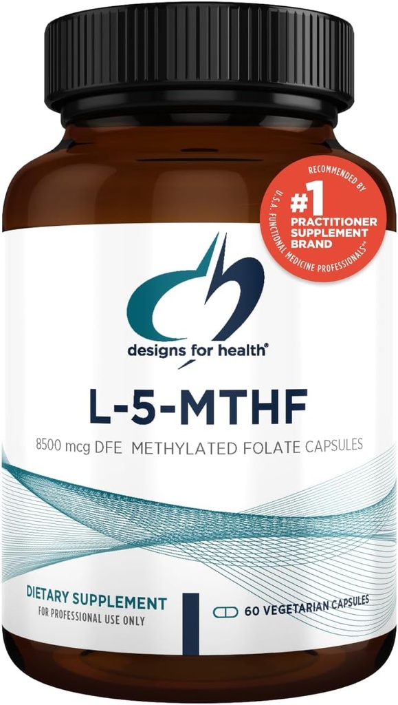 Sağlık L 5-MTHF için tasarımlar - Quatrefolic L Torchfolate Supplement 5mg (8500 DFE) - Kadınlar ve Erkekler için İyileştirilmiş Folate Supplement - Destekler Medeniyet - Non-GMO, Gluten Free (60 Capsules)