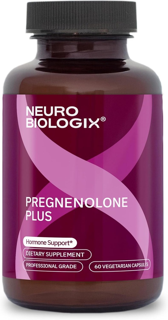 Pregnenolone Plus - Optimal Pregnenolone Supplement for Women to Support Energy, Mood & Spirit Clarity - Mitochondrial Function & Hormon Balance with Niacinamid - 60 Sebze Capsules