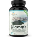 Premium Klamath Lake Blue Green Algae - Spirulina ve Chlorella Supplements | Pure Chlorophyll Rich SuperFood, Sourced from Organic Klamath Lake, 500 mg, 60 Vegan Capsules