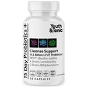 Probiyotik Supplement for 15 Day Cleanse | Garantili Raf Stable Probiyotiks for Digestive & Colon Health to Balance Gut Flora | Cleansing Regularity Constipation Bloating Support for Women Men Yetişkinler