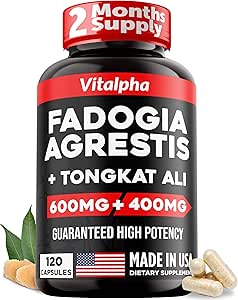 Εξαιρετικά συμπυκνωμένο 86.000mg Fadogia Agrestis Tongkat Ali Blend – 200:1 Tongkat Ali + 10:1 Fadogia Agrestis + Bioperine - Μέγιστη Δύναμη Μείγμα για την Αθλητική Απόδοση & Μυική Μάζα - 120 V-Caps