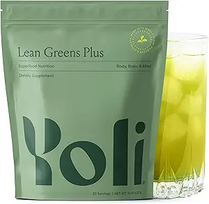 Yoli® Lean Greens Plus - Super Greens Powder - Πράσινο Superfood Powder Supplement - 14 OZ