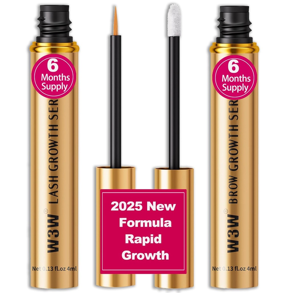 Lash Serum&Eyebrow growth Serum Set,2025 Yükselt - Rapid Eyelash for Stronger,Eylrow growth Serum, Natural Materialss (Upgraded Lash&Brow Serum Set)