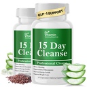 DR VITAMIN SOLUTIONS 15 Ημέρα Καθαρίστε το Detox για τις γυναίκες w/GLP-1 Υποστήριξη - Φυσικό Colon & Detox Καθαρίστε για την απώλεια βάρους - Αναπλήρωση & Δυσκοιλιότητα Ανακούφιση - Τοξίνες & Υποστηρίζει Ανοσία - 60 Ct.