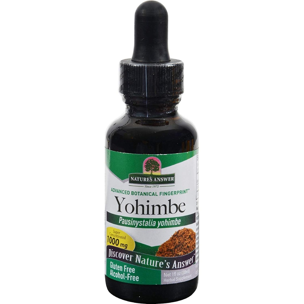 Doğalar Yohimbe Bark Alkol Ücretsiz Cevap - Herbal Supplement - Gluten Free - 1 fl oz (Pack of 2)