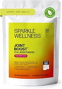 Sparkle Wellness FORTIGEL & TENDOFORTE Collagen Peptides | Collagen Toz ile ortak Hareketliliği desteklemek için, Tendon & Ligament Health | Ortak Boost (Mixed Berry) [30-Serves]
