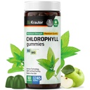 BIO KRAUTER Chlorophyl Gummies - 90 μάσημα - Χλωροφύλλη Συμπληρώματα - Φυσικό δέρμα & Detox Υποστήριξη - Vegan, Pectin Based, Μη ΓΤΟ Chews
