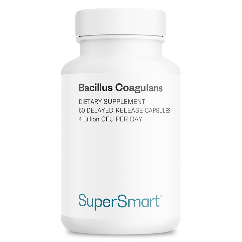 Supersmart Bacillus Coagulans Probiotic 4 Δισεκατομμύρια CFU ανά ημέρα (Υψηλή απορρόφηση) - Lactobacillus Sporogenes Supplement 
