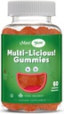 Maxi Health Multivitamin Gummies Vitamins for Adults & Kids - Cherry Flavored Gummy Multivitamins - 60 Vitamin Gummies for Women and Men - Daily Multi Vitamin Womens & Mens Multivitamins Gummies