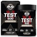 PMD Sports N-Test 600 Advanced Nitric Hoffman for Men - Klinik olarak Studied Testofen ile - Lean Muscle ve Strength Estrogen Suppression (90 Veggie -Caps)