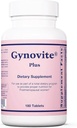 Optimox Gynovite - Συμπληρώματα εμμηνόπαυσης για γυναίκες, μετά την εμμηνόπαυση Υποστήριξη βιταμινών για καυτό φλας, νυχτερινό ιδρώτα, γυναικεία εμμηνόπαυση Comfort - 180 δισκία