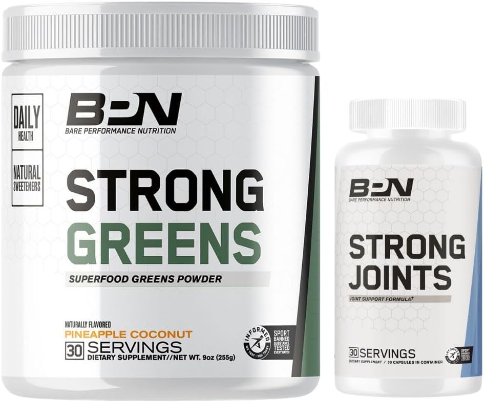 BARE PERFORMANCE NUTRITION BPN Ισχυροί Πράσινοι & Ισχυροί Σύνδεσμοι Bundle
