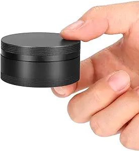 Portre Pill Case Pill Box Daily - Su Single Metal Pill Organizer için Pocket Purse, Alüminyum Alloy Round Daily Medicine Konteyner Vitaminleri tutmak için, Fish Oil Medium Boyut