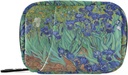 Naanle Irises Van Gogh 7 Day Pill Case Bag Travel Pill Organizer with Surface Portable Weekly Case Compact Boyut for Vitamin Supplement Sahibi