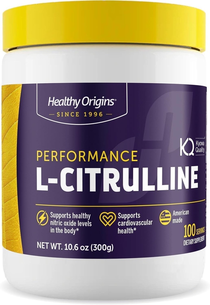 Υγιεινή προέλευση - L-Citrulline (American-Made, Μη ΓΤΟ, Χωρίς γλουτένη, Αθλητική Υποστήριξη), 10.6 Ουγγιά